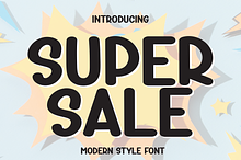 Super Sale | Script Font