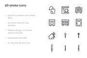 Kitchen Icons, an Outline Icon by Middltone (Thumbnail 2 of 4)