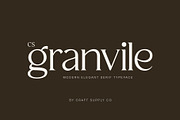 CS Granvile – Elegant Serif Font, a Serif Font by Craft Supply Co. (Thumbnail 1 of 8)