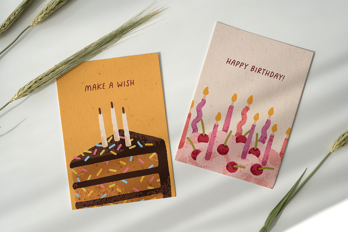 Happy Birthday greeting card designs, a Background Graphic by Good Studio (Photo 6 of 7)