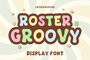 Roster Groovy, a Font by Limited.studio (Thumbnail 1 of 7)