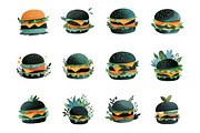 Cheeseburger Clipart, an Illustration by Design Market (Thumbnail 3 of 3)