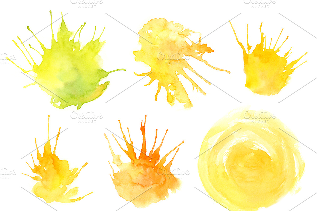 Watercolor Tropical Fruits set, a Graphic by Akvarelldesign (Photo 3 of 3)