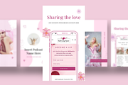 Pink Princess Social Media Templates, a Social Media Template by Marketing Your Brand (Thumbnail 4 of 10)