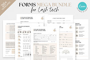 Editable Eyelash Extensions Forms, a Websites & App Template by SwitzerShop (Thumbnail 1 of 8)