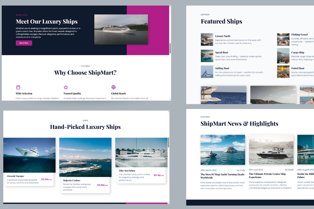 ShipMart-Modern Shipping  Template, a Landing Page Template by NomaTemplates (Photo 4 of 16)