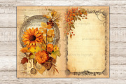 Autumn Junk Journal Pages, a Seasonal Illustration by GlamArtZhanna (Thumbnail 2 of 9)
