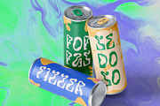 CS Grained – Psychedelic Font, a Sans Serif Font by Craft Supply Co. (Thumbnail 5 of 8)