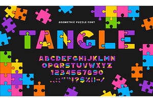 Puzzle Game Font, Quiz Type