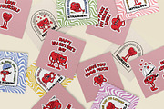 Groovy Hearts, an Object Illustration by Briddy (Thumbnail 4 of 7)