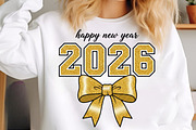 Happy New Year Glitter Coquette PNG, an Illustration by SinaCreation (Thumbnail 10 of 10)