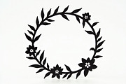Minimalist Floral Wreath Designs, an Illustration by hafijul (Thumbnail 8 of 9)