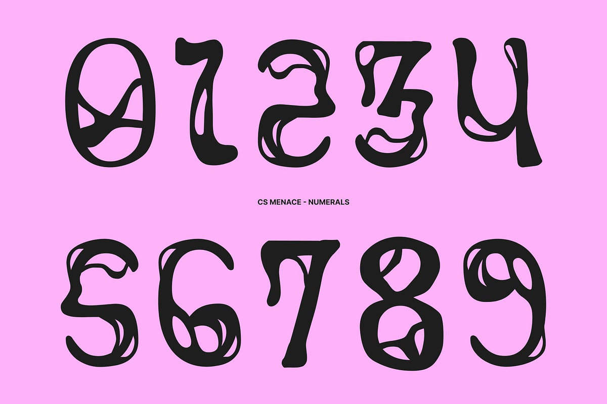 CS Menace – Experimental Font, a Sans Serif Font by Craft Supply Co. (Photo 4 of 8)