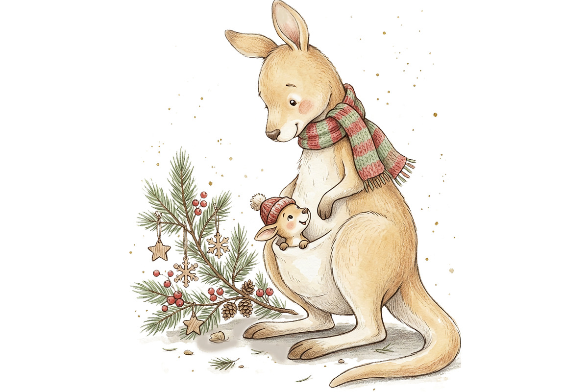 Cozy Winter Animals Clipart Bundle, an Animal Illustration by T-shirt Pond (Photo 26 of 26)