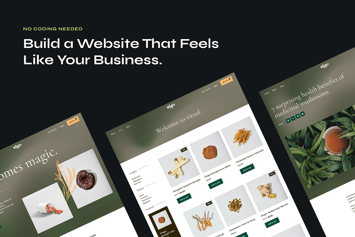 Supplement Store Elementor Template, a WordPress Template by Awakened Templates (Photo 3 of 6)