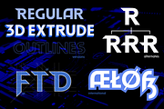 Blast Dragon, a Font by Sharkshock (Thumbnail 4 of 6)