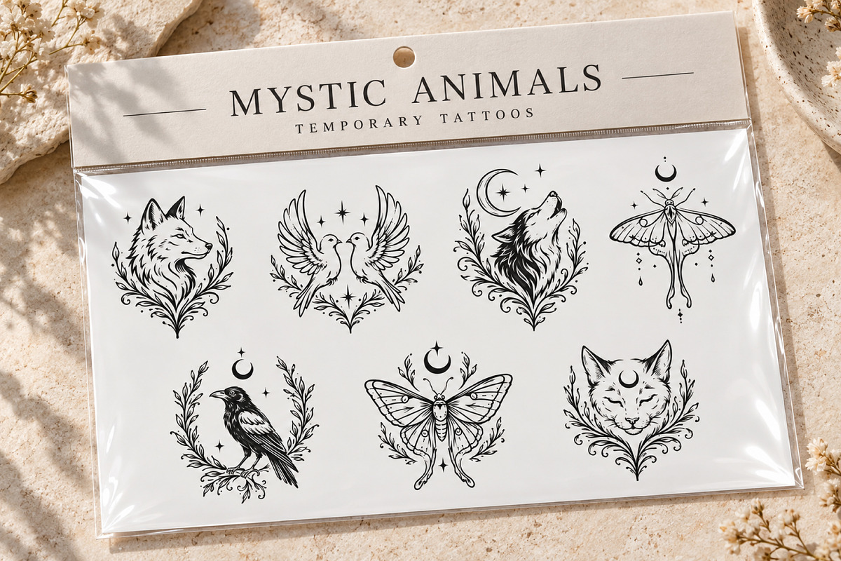 Mystic Animals & Celestial Bundle, an Animal Illustration by Christine Krahl (Photo 16 of 17)