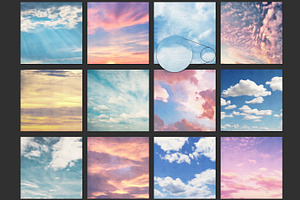 Painted Sky Backgrounds