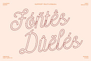 CS Blossom Dashed, a Script Font by Craft Supply Co. (Thumbnail 7 of 8)