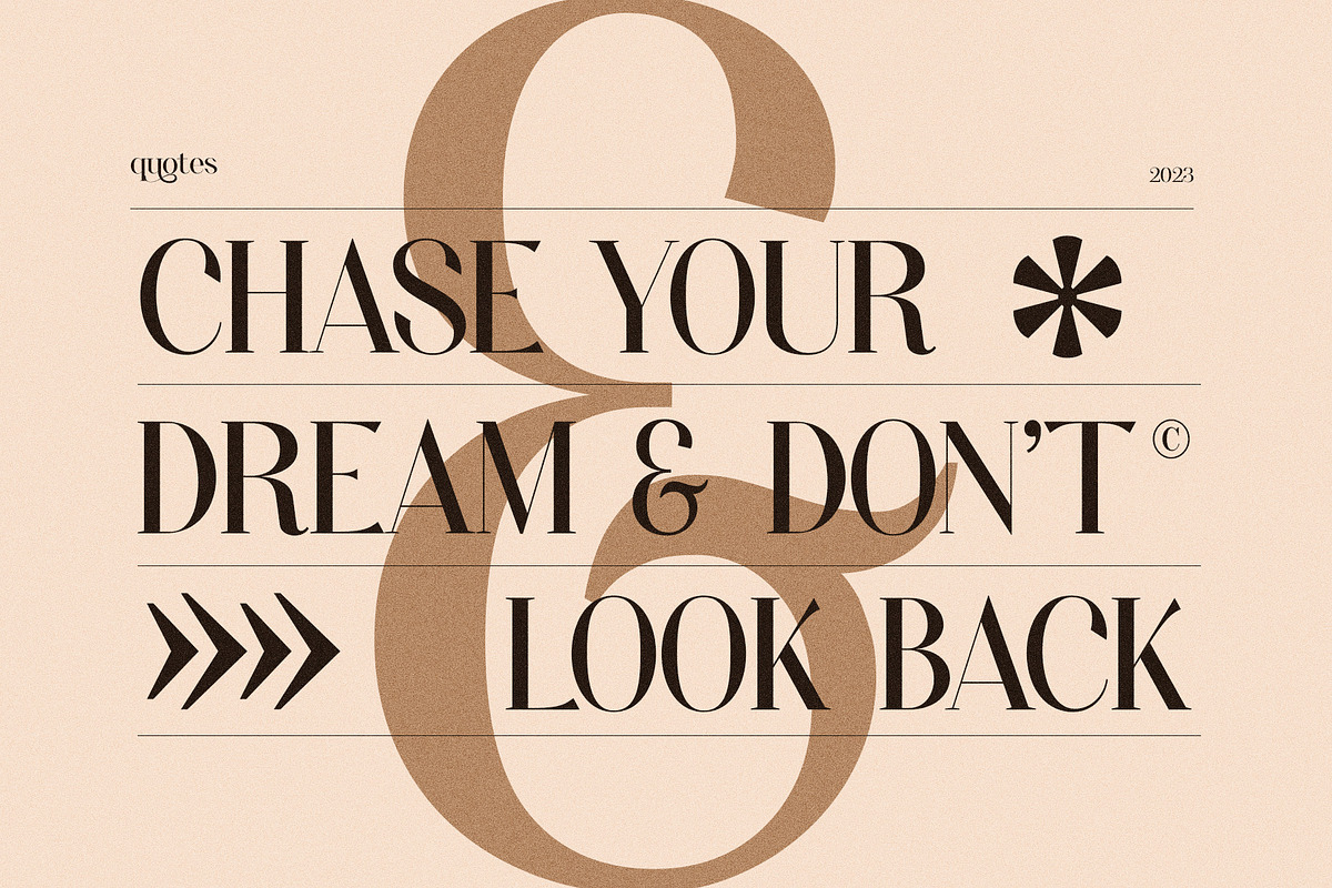 Salendra Elegant Ligature Serif Font, a Serif Font by Graphicxell (Photo 6 of 10)