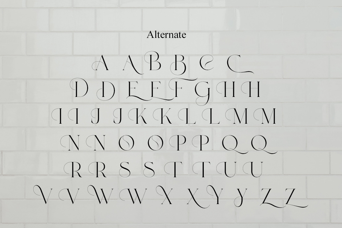 Roylles | Ligature Stylish, a Serif Font by Muntab_Art (Photo 10 of 13)