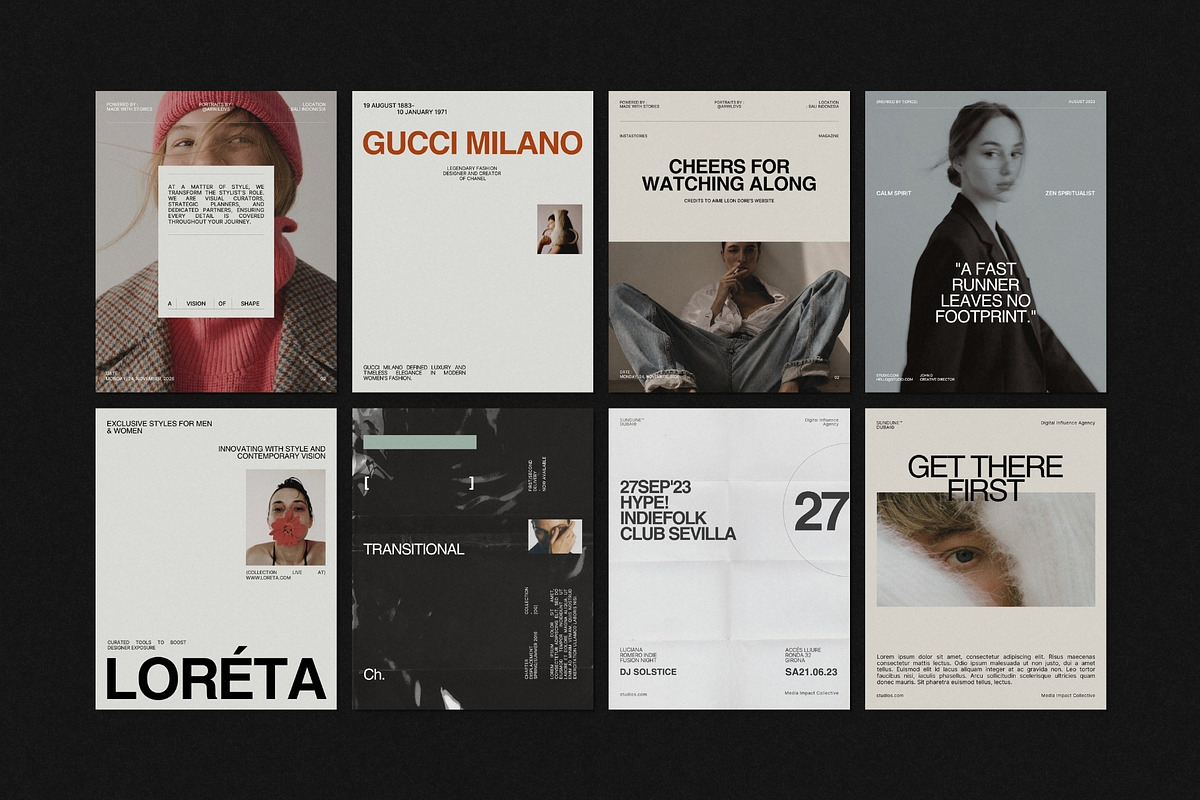 ZEVR | Instagram Post Bundle, a Social Media Template by Crafted Pixel (Photo 2 of 10)
