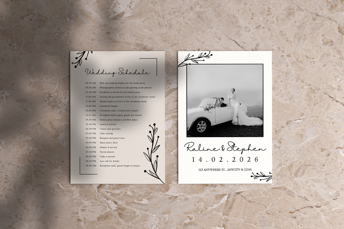 Wedding Suite Canva Template, a Marketing Template by ArbaStudio (Photo 2 of 5)