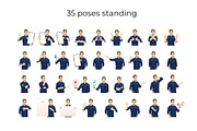 Casual young handsome man collection, a Person Illustration by Volha Hlinskaya (Thumbnail 5 of 5)