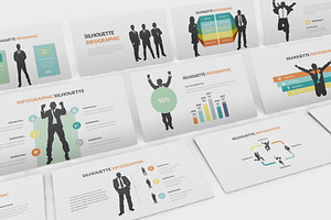 Silhouette Infographic Powerpoint