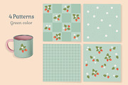 Strawberry Patterns, a Graphic by Nina Bered Illustration (Thumbnail 2 of 5)