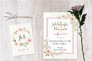 Hand painted watercolour florals, a Texture Illustration by Desert Rose (Thumbnail 3 of 9)