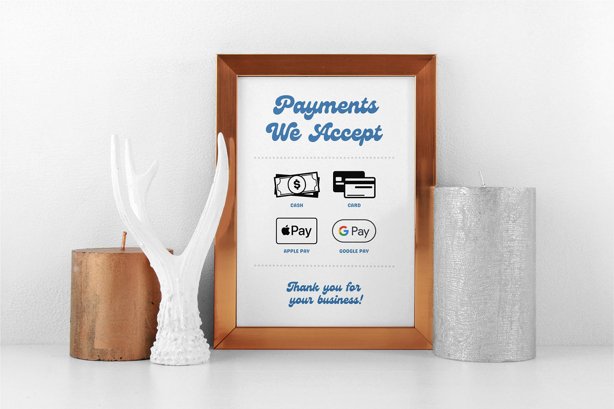 Canva Scan to Pay & Price List Signs, a Marketing Template by Dandymark (Photo 8 of 8)