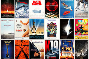 Retro movie posters, an Arts & Entertainment Photo by BOOCYS