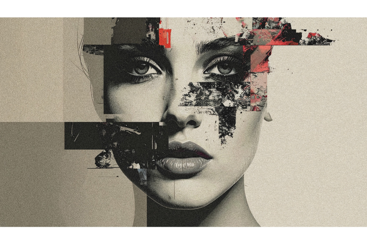 Beautiful Noise 2 Abstract Collages, a Texture Illustration by Offset (Photo 11 of 21)