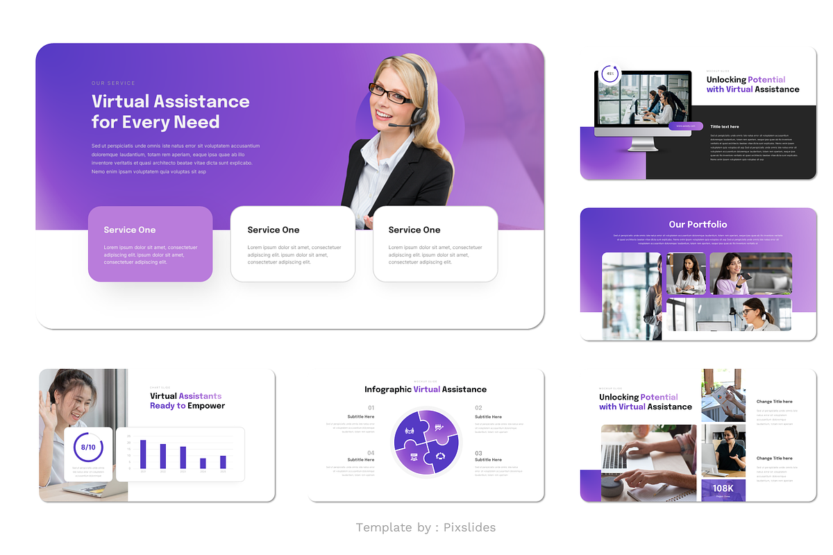 Virtual Assistant Keynote, a Presentation Template by Pixslides (Photo 3 of 4)