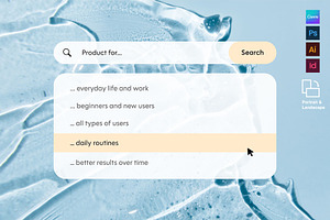 Search Suggest Box Template, a Social Media Template by BrandPacks