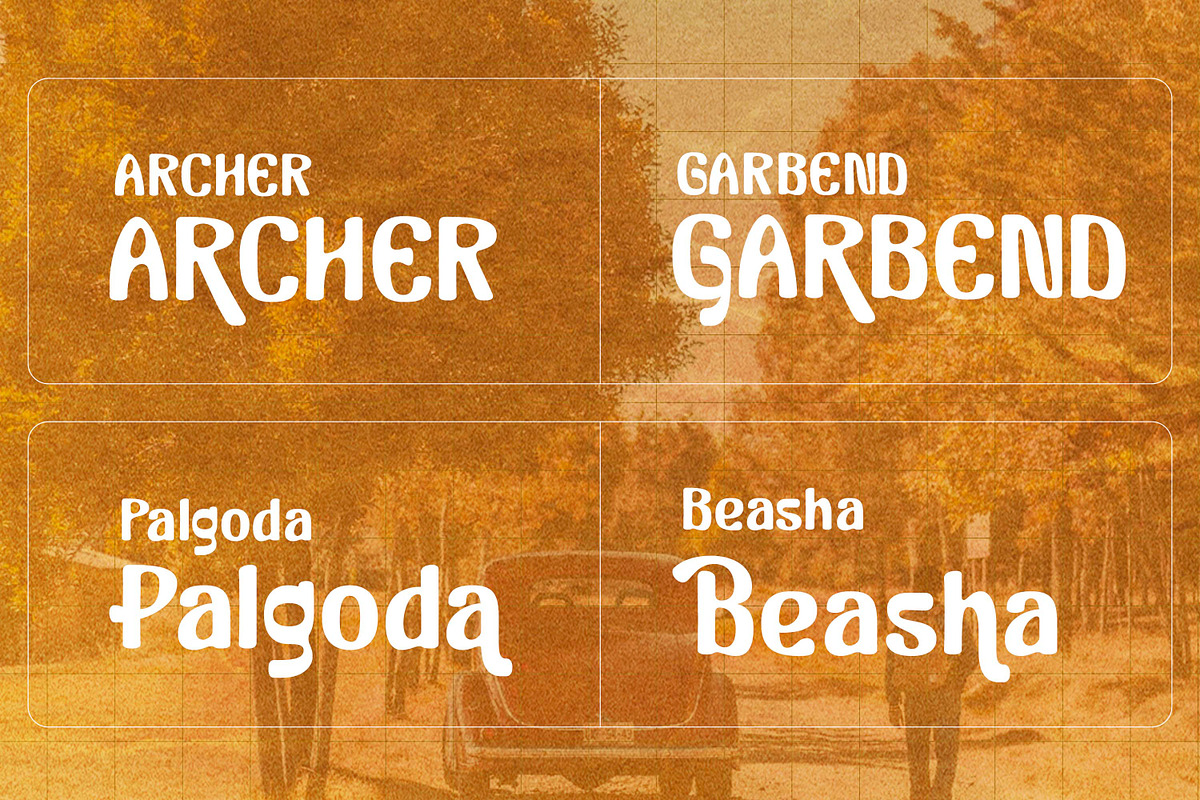 Blue Radio - Vintage Display Font, a Handwritten Font by Ekahermawan (Photo 8 of 13)