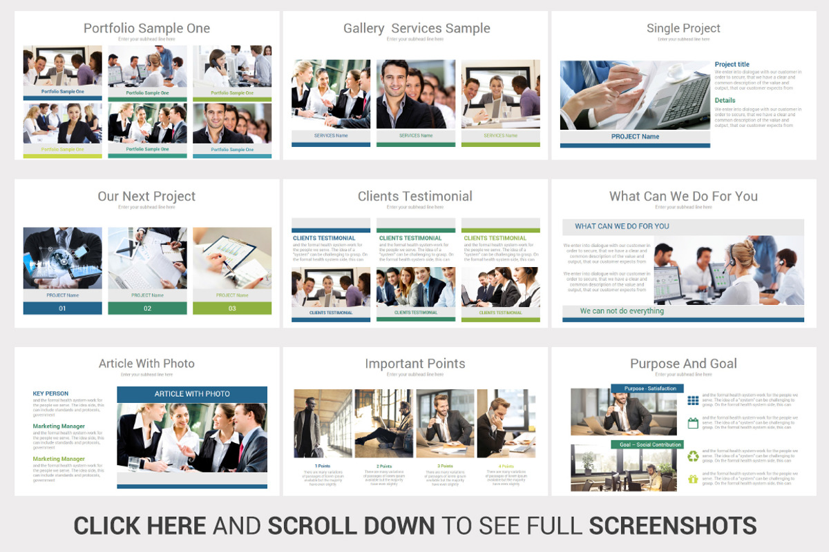 Business Plan Overview PowerPoint, a Presentation Template by OceanArt