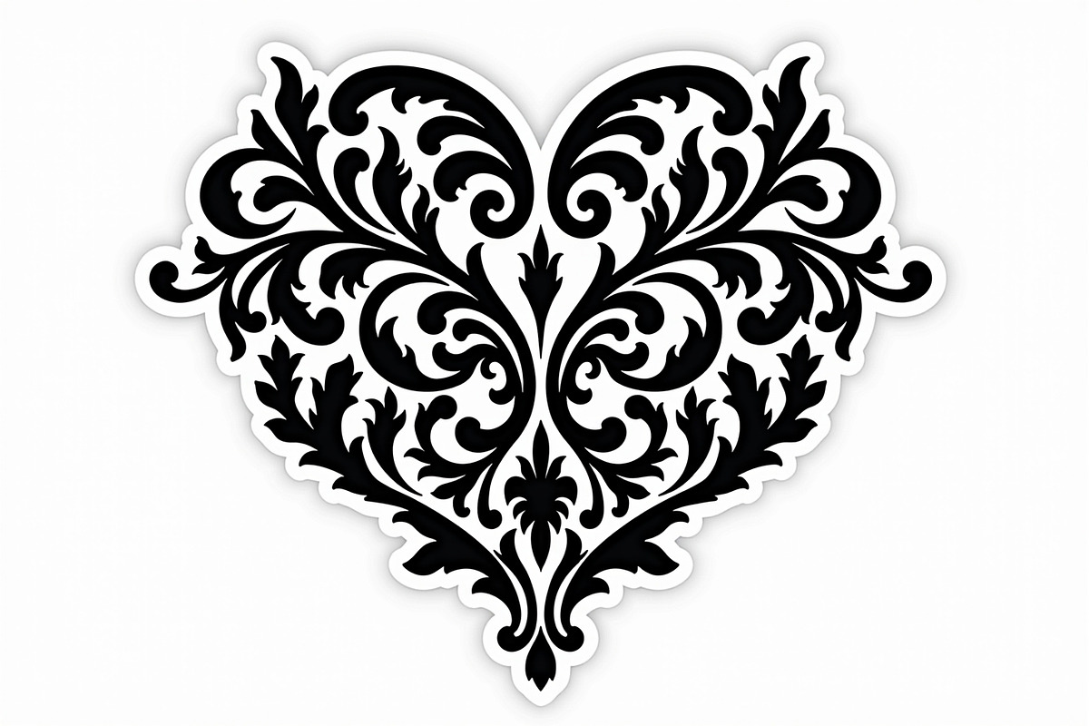 Romantic Lace Heart Clipart, an Illustration by Artivon (Photo 20 of 21)