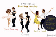 Mythical Dancing Couples, an Illustration by Fantom Fifi Art (Thumbnail 2 of 5)
