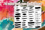 Mixed Media Procreate Bundle, a Brushes & More by DeloresArt (Thumbnail 5 of 45)
