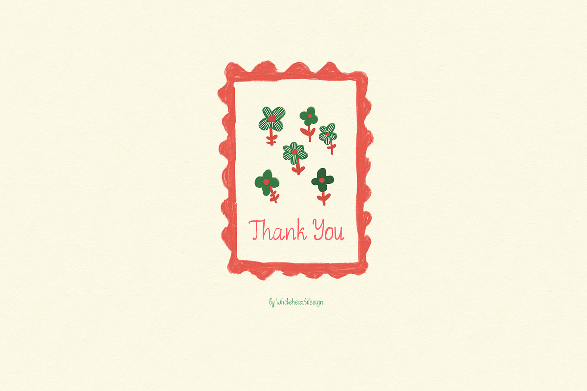 Christmas Backgrounds & Frames, a Decorative Illustration by whiteheartdesign (Photo 20 of 20)