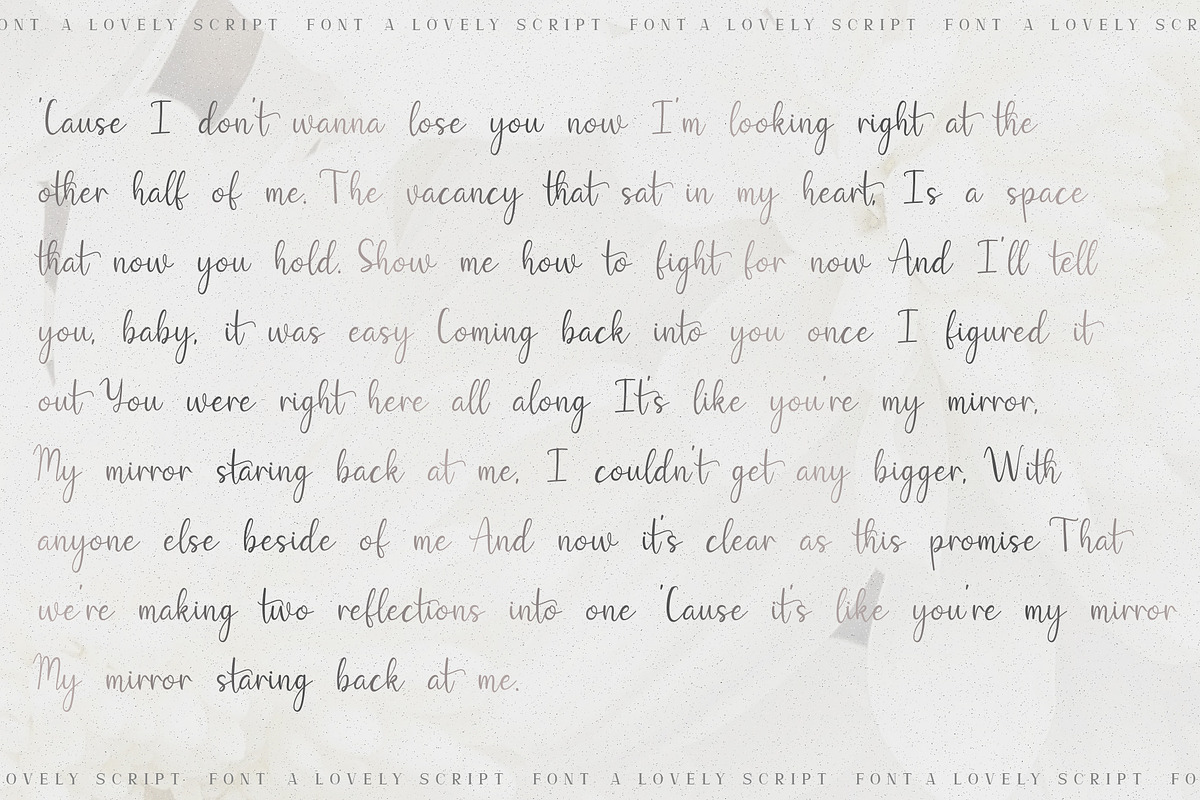 Juttely - A Lovely Script Font, a Script Font by Say Studio (Photo 13 of 13)