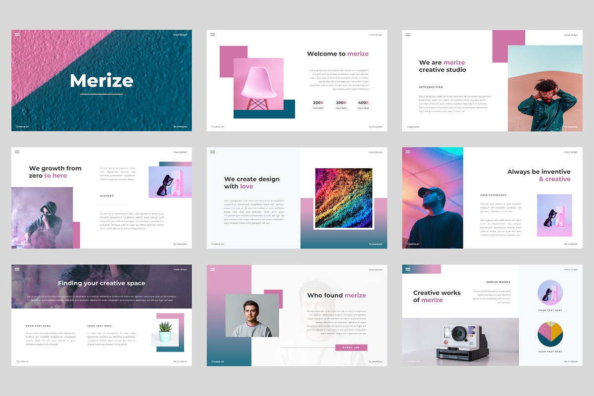Merize - Business Google Slides, a Presentation Template by BeadyLab (Photo 2 of 6)