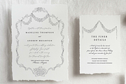 Pencil Drawing Frame Wedding Clipart, an Illustration by Jordyn Grace Design (Thumbnail 2 of 2)