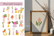 Flowers and leaves illustrations, a Decorative Illustration by La Petite Line Art (Thumbnail 10 of 11)