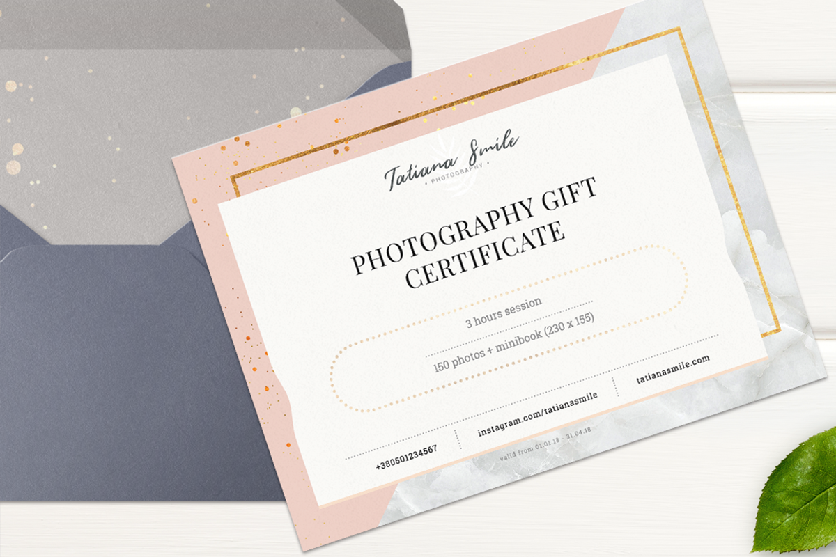 Photography Gift Сertificate, a Card Template by ArealPro (Photo 9 of 27)