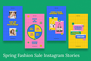 Spring Fashion Sale Memphis Style In, a Social Media Template by Attype (Thumbnail 4 of 4)