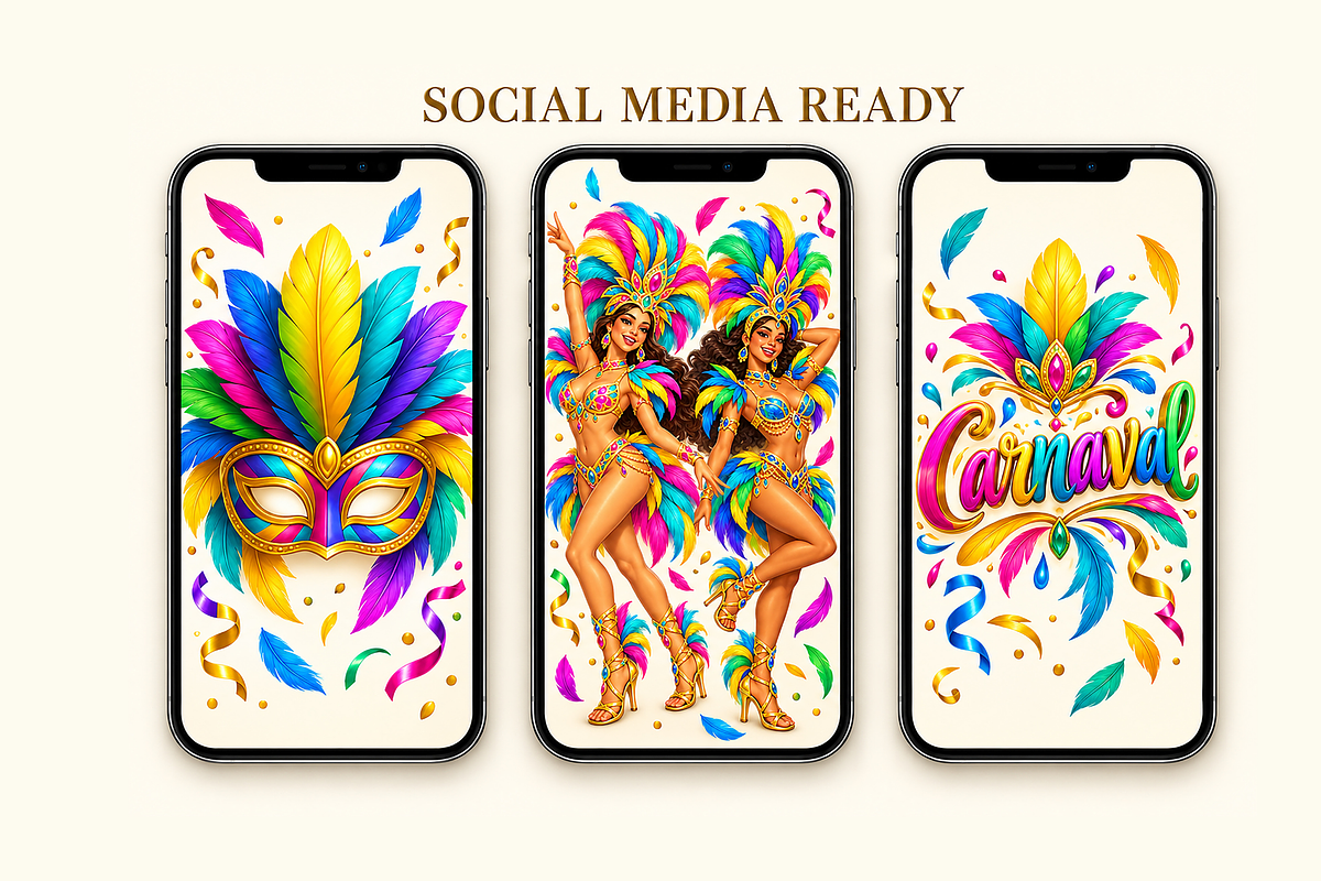 Brazilian Carnival – 100 PNG Clipart, an Object Illustration by MarisoArt (Photo 9 of 9)