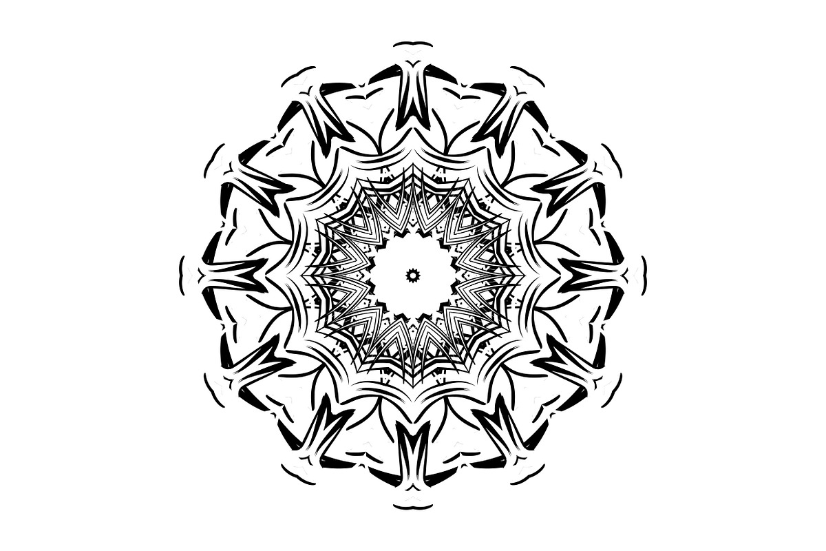 High Quality Mandala Clipart Bundle, a Decorative Illustration by NJ Himel (Photo 31 of 103)